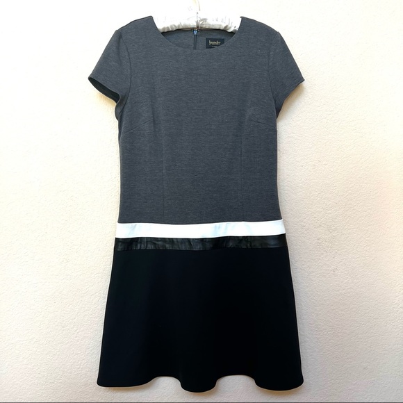 Laundry by Design Grey Black NWT Dress I-22 - Picture 1 of 12
